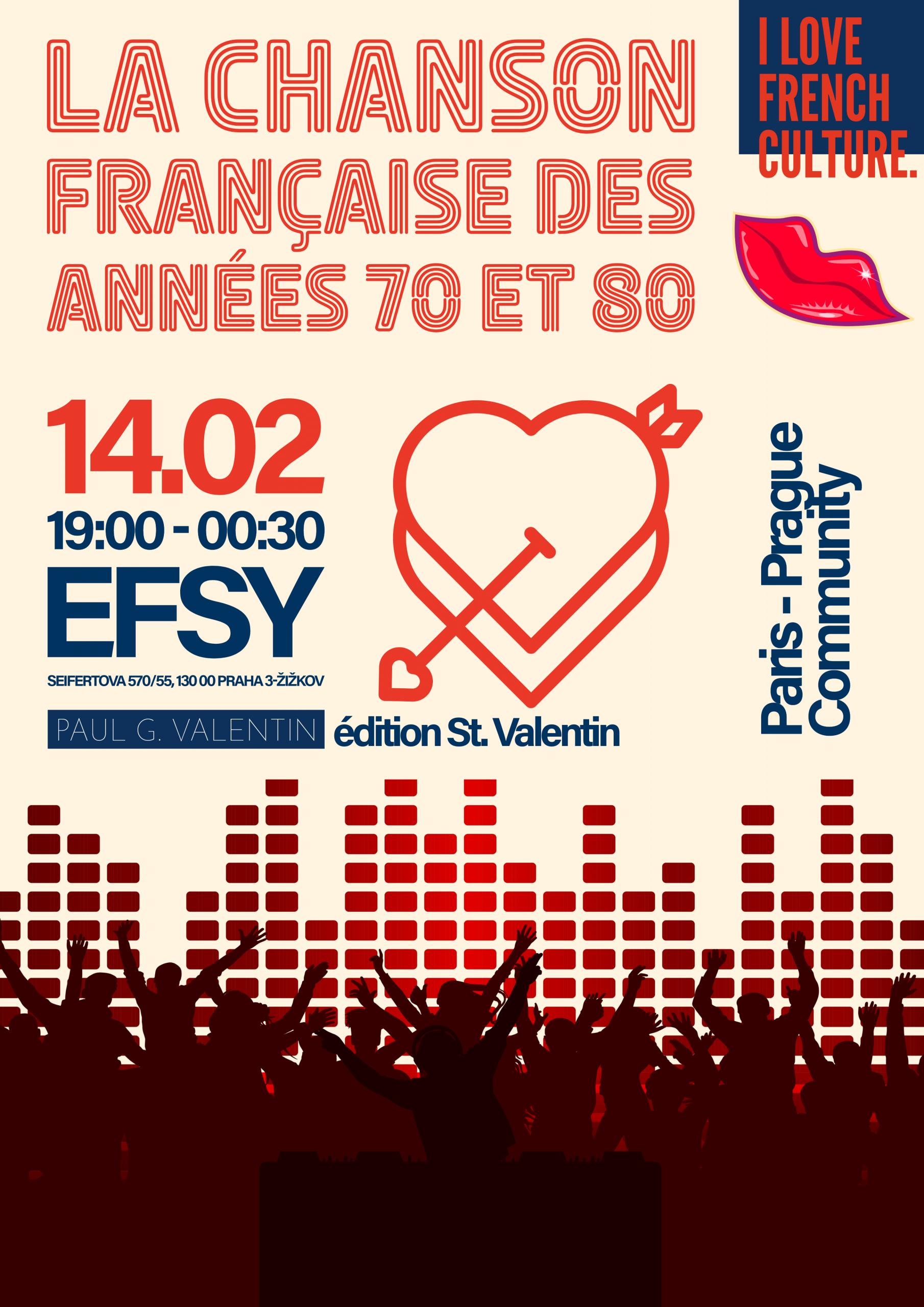 St Valentin - La Chanson française des années 70 et 80