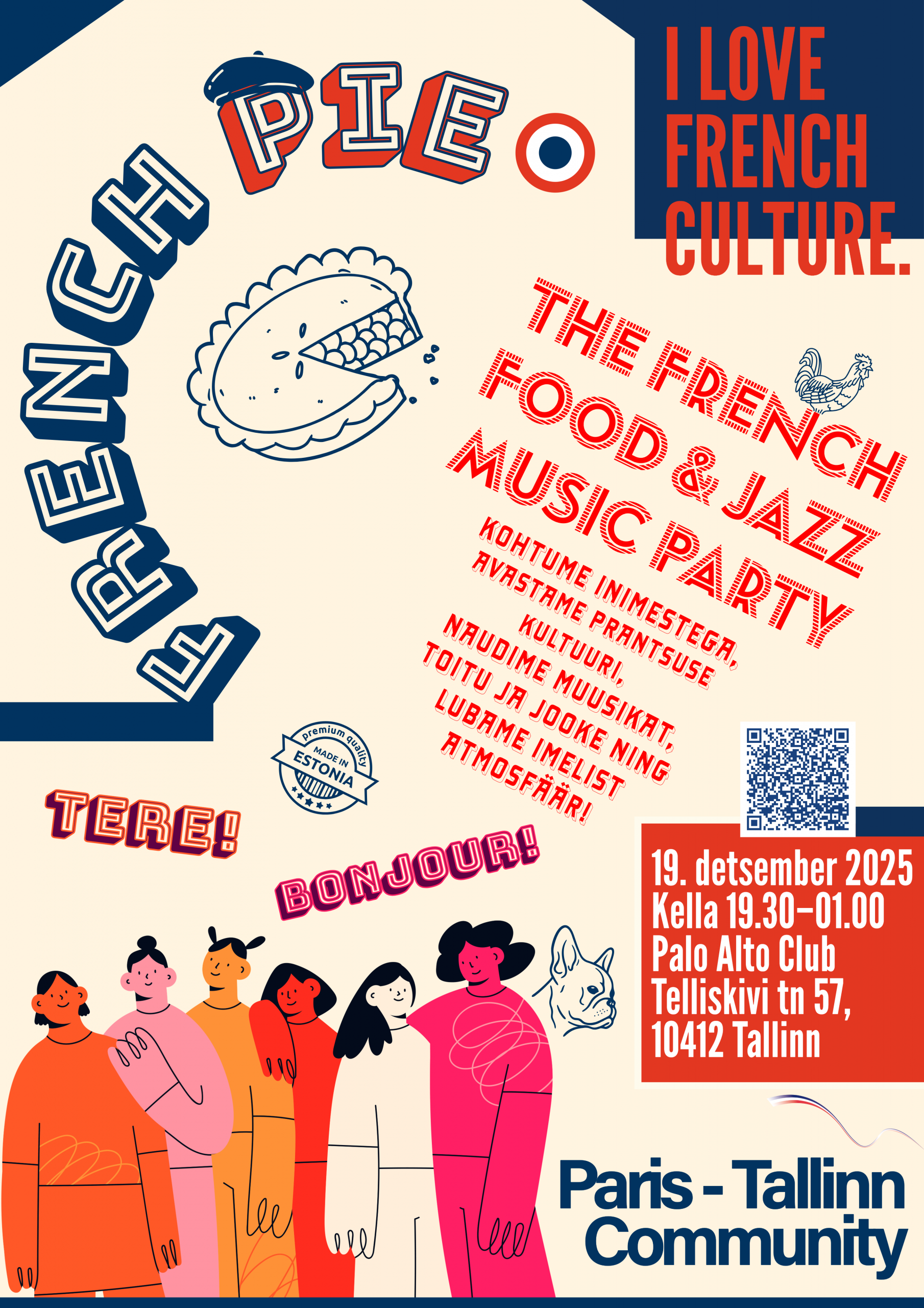 The French Food & Jazz Music Party in Tallinn
